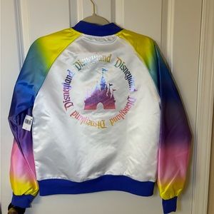 NWT Disney Parks Disneyland Pastel Bomber Jacket